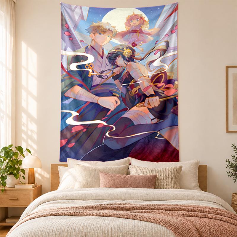 Spy x Family Tapestry highquality for decorating living room bedroom dorm walls ideal as bedroom wallart orholiday gift