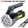 7LED+COB портативный фонарик Cob Side Light легкий наружный светильник USB перезаряжаемый походный фонарь прожектор для кемпинга