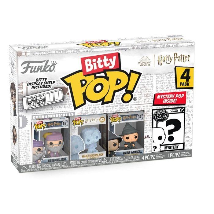 Figurine De Collection - FUNKO - Bitty Pop Harry Potter Dumbledore - Pack De 4 - Mixte - À Partir De 3 Ans