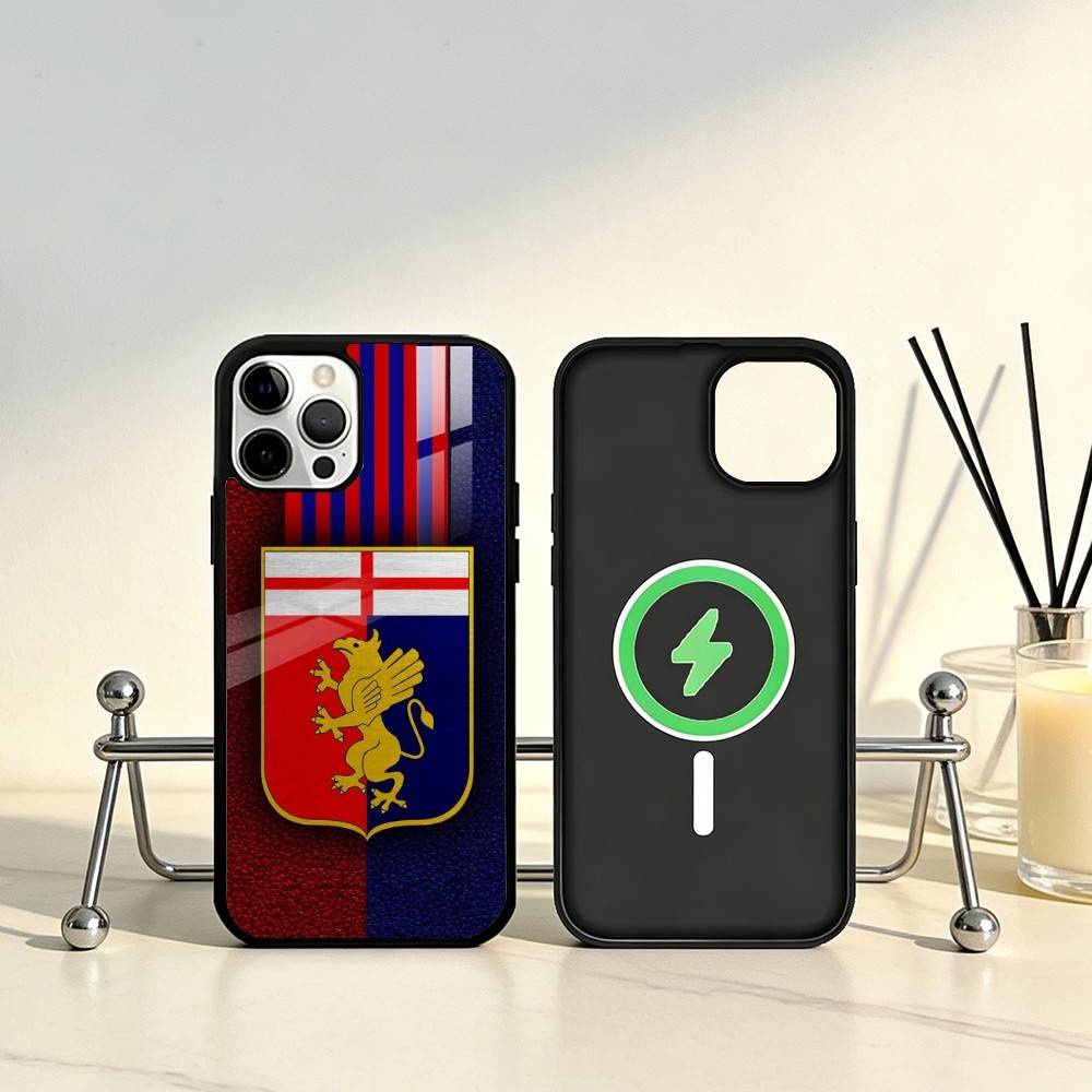 G-Genoa Phone Case For iPhone17,16,15,14,13,12,11 Plus,Pro Max Magnetic For Magsafe Wireless Charging