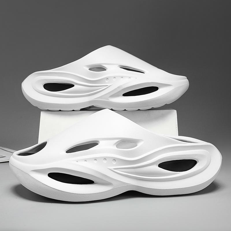 Мужские сандалии и шлепанцы, летние кроссовки и шлепанцы, мужские нескользящие мягкие шлепанцы из ЭВА, повседневная пляжная обувь