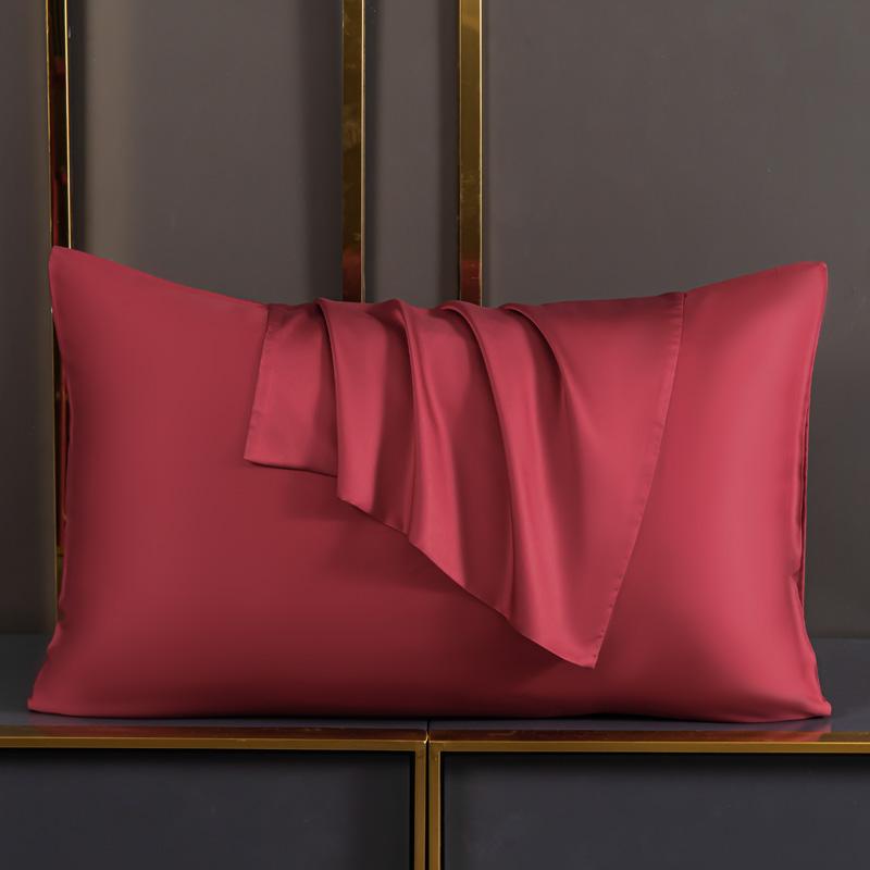100 Percent Natural Mulberry Silk Pillowcase Envelope Closure Hair Care Solid Sleeping Pillow Cover