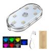 Освещение автомобиля Улучшите атмосферу автомобиля с помощью 7 цветов RGB Автомобильное освещение Самоклеящееся Магнитное Присоска Перезаряжаемое USB