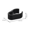 SEWACC Microphone Pole Clip Microphone Holder Clip Microphone Stand Clip Plastic Microphone Boom Pole Karaoke Accessory 10 Pieces Black