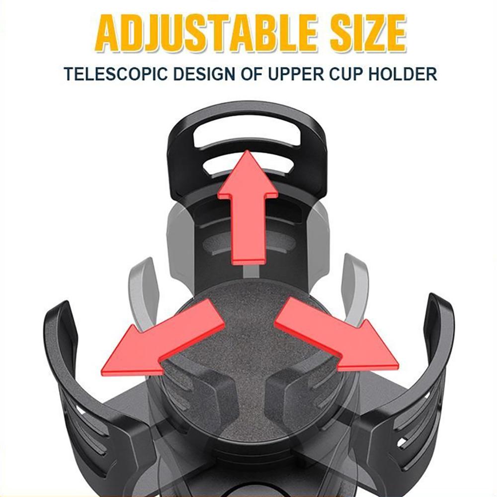 4in1 Multifunctional Adjustable Car Cup Drink Bottle Holder Base Stand Organizer