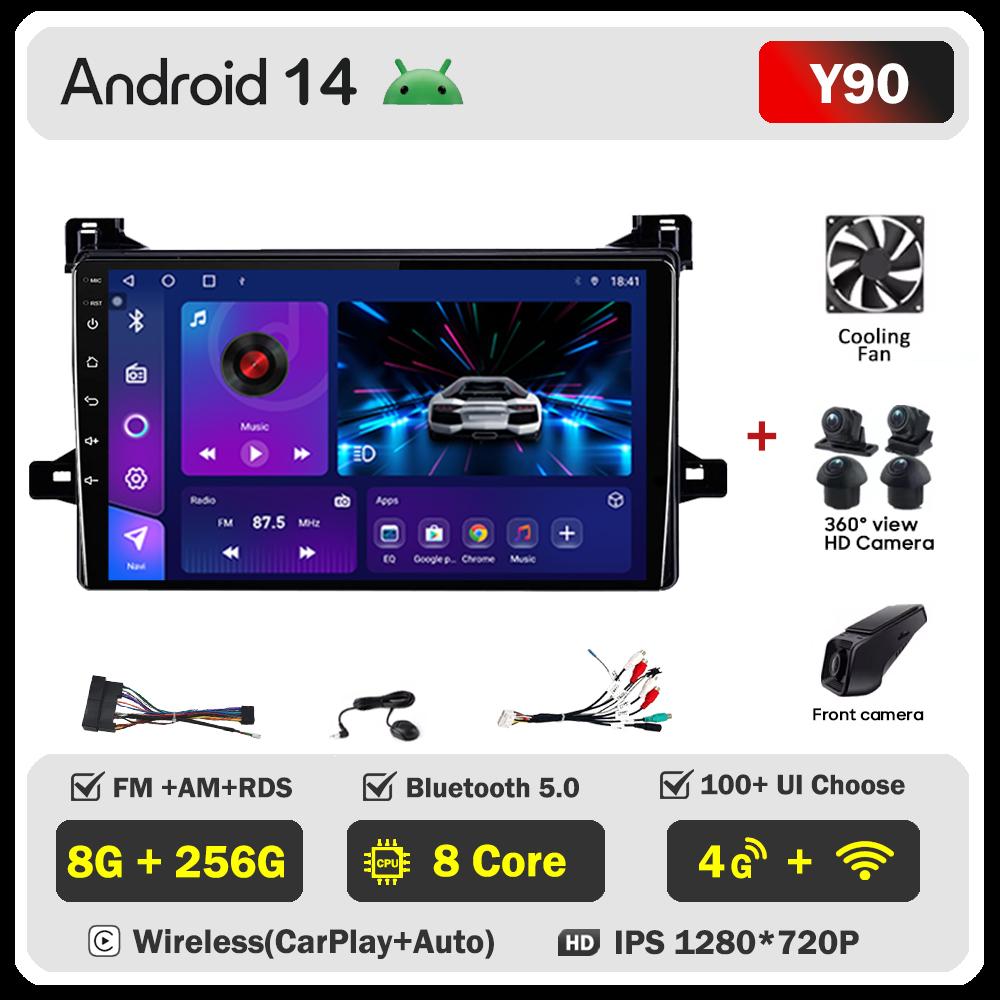 Для Toyota Prius XW50 2015 - 2020 автомобильный радиоплеер Car Carplay экран Autoradio Mirror Link Car Intelligent Systems сенсорный экран