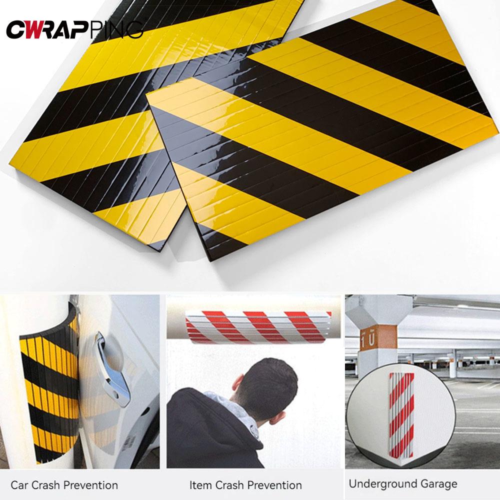 Parking Garage Car Door Protector Foam Garage Wall Protector Warning Car Accessories Corner Bumper Edge Sticker Scratch Adhesive Interior Mirrors 6