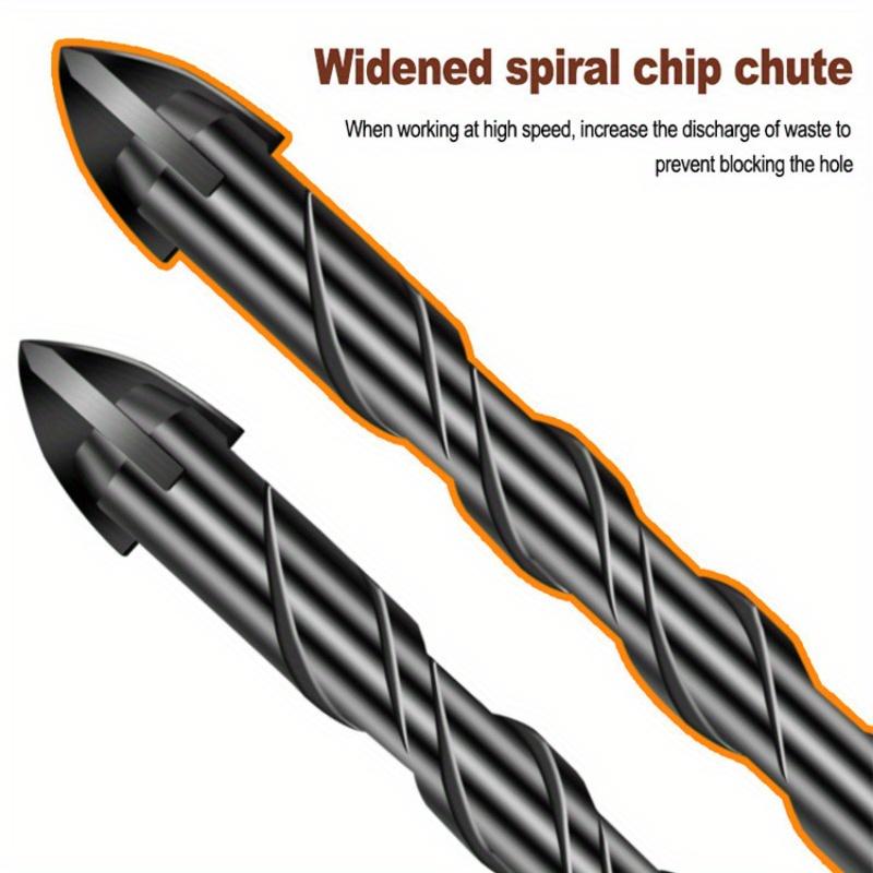 Набор из 12 сверл по камню - Профессиональный набор сверл с высоким содержанием кобальта Размеры от 1/8"" до 1/2"" - для плитки, стекла, металла, кирпича, бетона, керамики, пластика