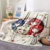 1Pc The Quintessential Print Flannel Blanket, High quality Comfortable for All Seasons, Home Decor, Warmth and Comfort, Perfect for Christmas Gifts