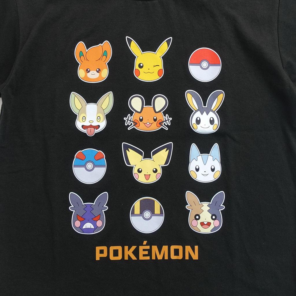 Футболка с коротким рукавом и защитой от комаров Pokémon типа Fineplus, влагоотводящая, быстросохнущая, антибактериальная, устойчивая к запахам,