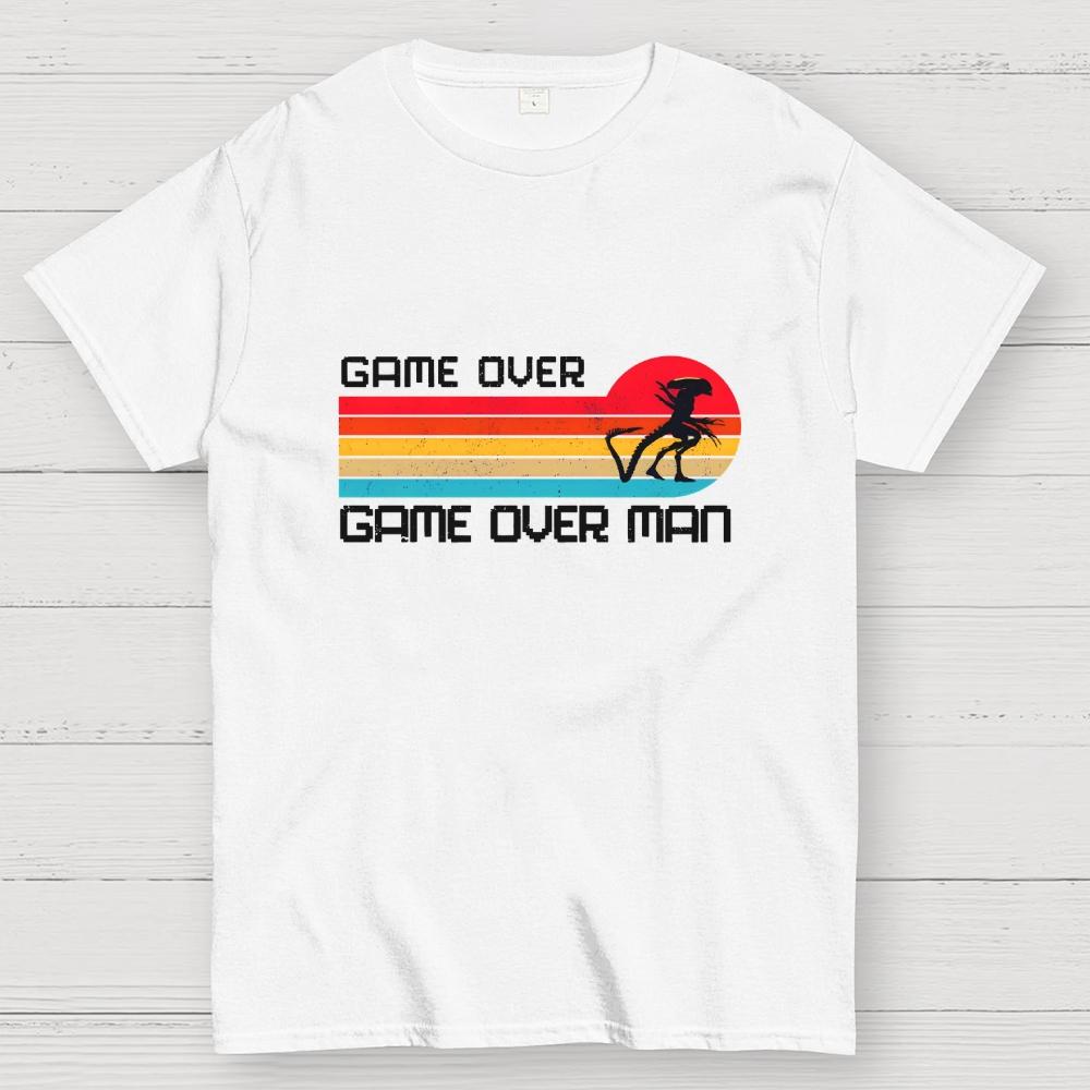 Game Over Cotton Summer Casual Cool Loose T-Shirt