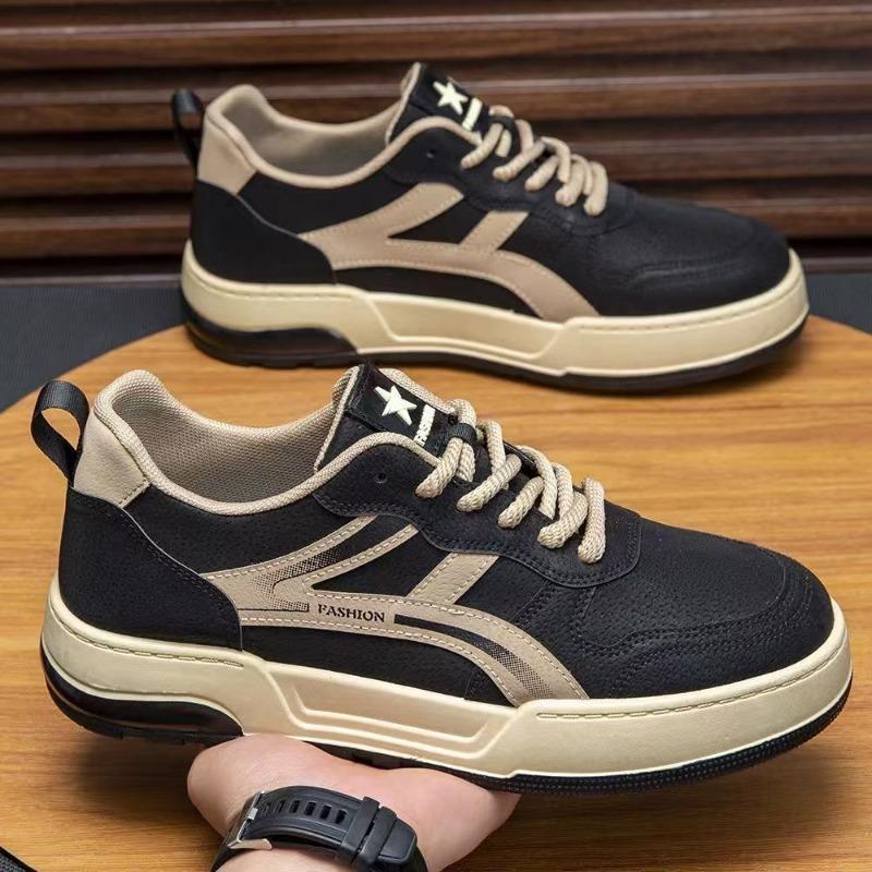 Men S Casual Board Shoes Breathable Thick Sole Fashion Running Sneakers