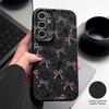Чехол с принтом разноцветных бантиков для Samsung S26 Ultra S25 A18 S24 S23 S22 S21 FE A15 A16 A17 A35 A36 A37 A54 A55 A56 A57 Силиконовый чехол с текстурой кожи