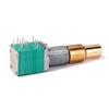 Potentiometer with Rotary Switch Knurled Shaft A504 + B103 + B103 for Guitar