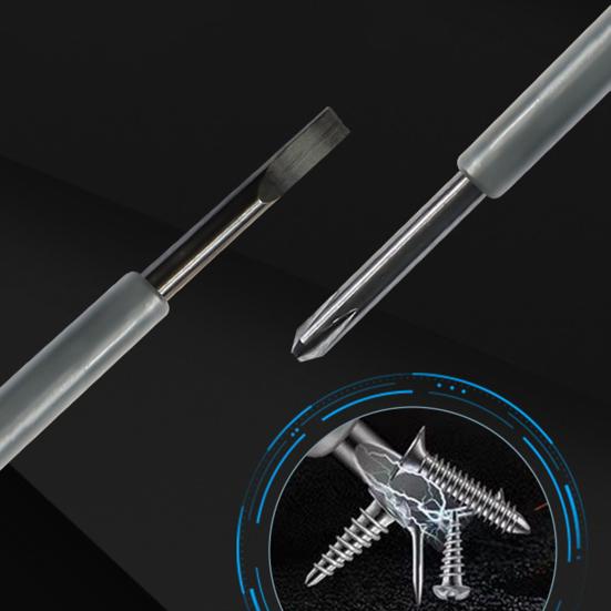 2Pcs High Torque Magnetic Screwdriver Electricity Detector Compact Design Portable Non-Slip Grip Voltage Tester