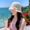 1 шт. шляпа от солнца в стиле допамина, уличная кепка, модная, для поездок на работу, с рисунком вишни, цветная, ажурная, сетка, рыболовная шляпа, плетеная из травы