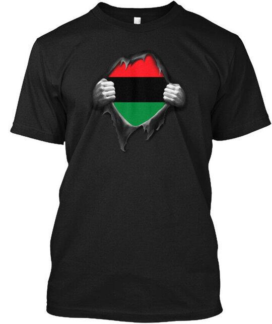 Pan African Unia Flag Tshirt Size S To 5xl