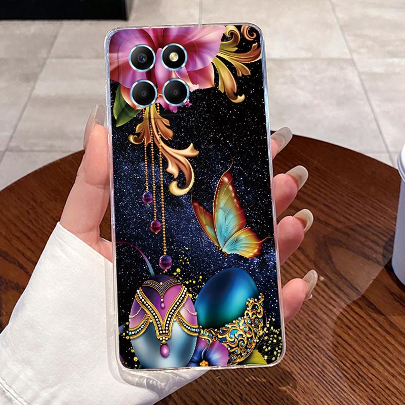 Гелевый чехол для Honor X6 4G/X6S 4G/70 Lite/Play 30M/Honor X8 5G Прозрачный силиконовый мягкий ТПУ задняя крышка Защитный чехол Милый кот
