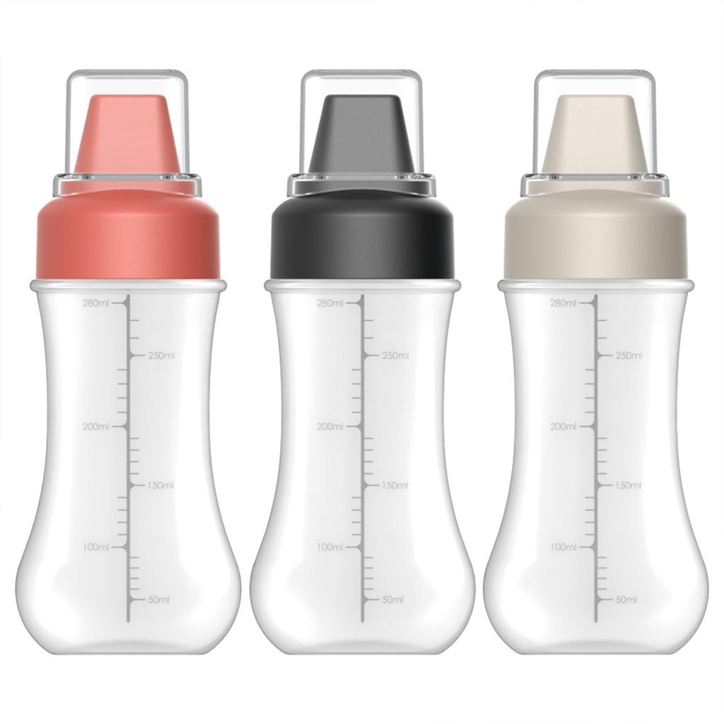 1/3pcs Multi-purpose Squeeze Sauce Bottle,Food-grade PP Material Condiment Dispensers for BBQ,350ML Seasoning Bottle for Salad