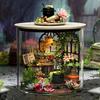 DIY Cabin Dream Bottle Ручная сборка 3D Архитектурная модель Украшение стола