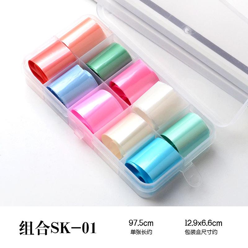 Товары для дизайна ногтей Переводные наклейки Звездная бумага Тибетские цветные лазерные наклейки для дизайна ногтей