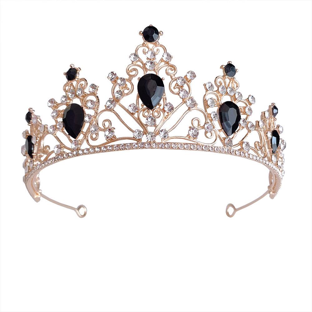 Новая Корона Невесты Аксессуар для Волос Европейская и Американская Корона на День Рождения Хрустальная Корона Свадебный Головной Убор