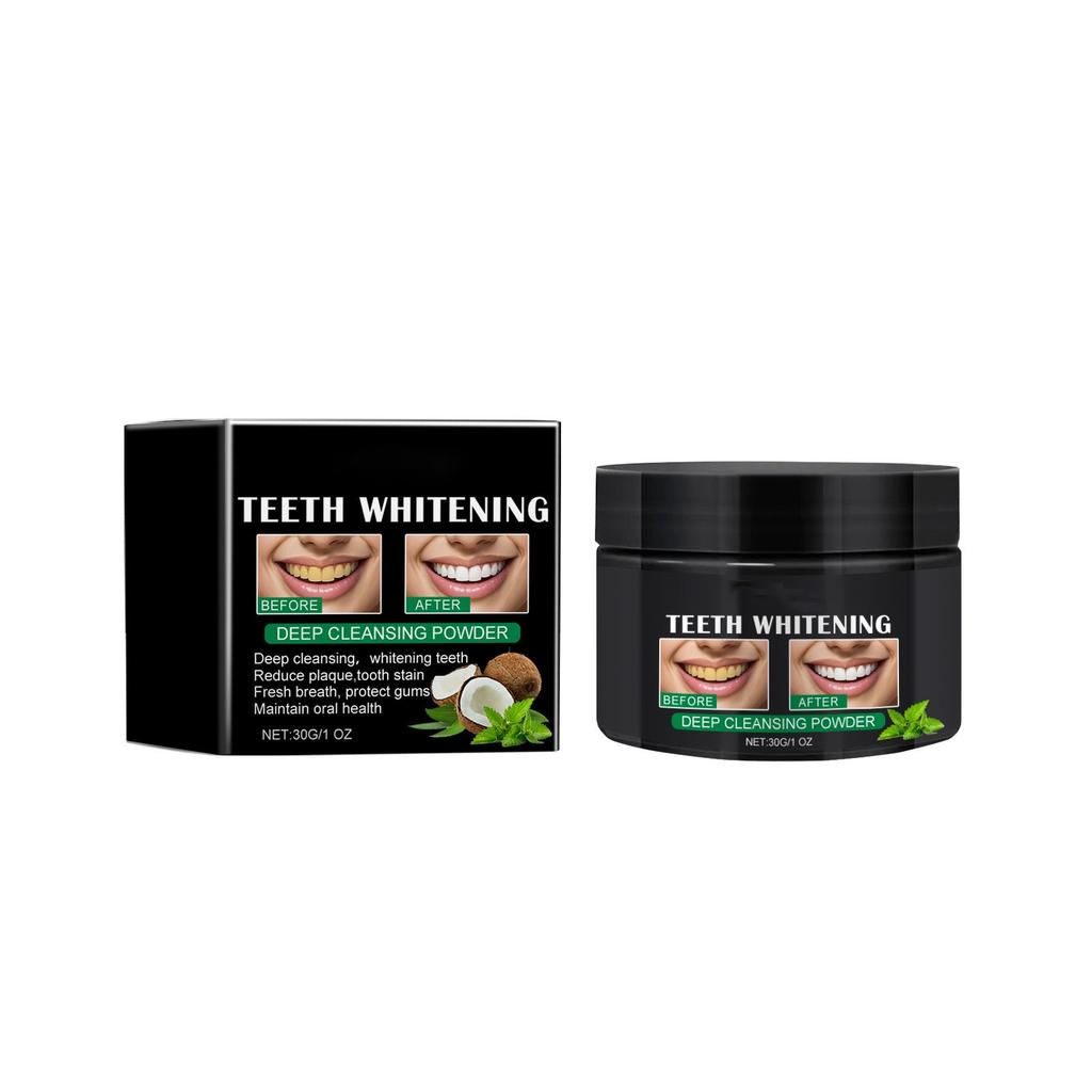 Teeth Whitening Powder Stain Remover Oral Cleaning Fresh Breath Tooth Powder