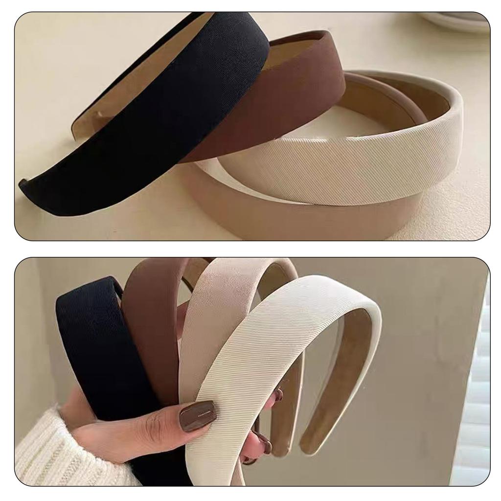 Модные нескользящие повязки на голову Женская мода Обруч для волос Винтажный стильный аксессуар для волос для повседневного использования