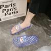Fashion Slides Transparent Cute Sandals Cartoon Jelly Anime Kawaii Woman Slippers Clear Shoes For Women New Style Premium Sale Eva