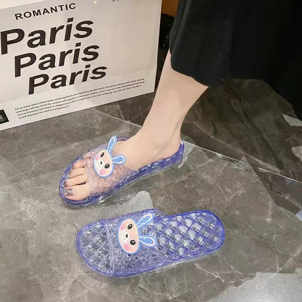 Fashion Slides Transparent Cute Sandals Cartoon Jelly Anime Kawaii Woman Slippers Clear Shoes For Women New Style Premium Sale Eva