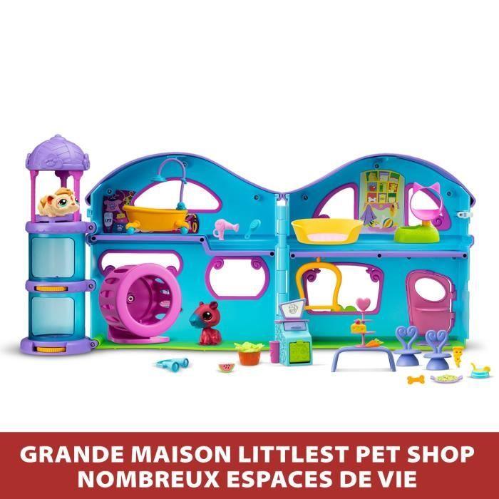 Большой Дом - BANDAI - Littlest Pet Shop с 3 питомцами, включая 1 эксклюзивного