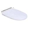 Warm Toilet Seat Cover Thickened WC Cover Easy Install Toilet Lid Cover  Bathroom Decorative