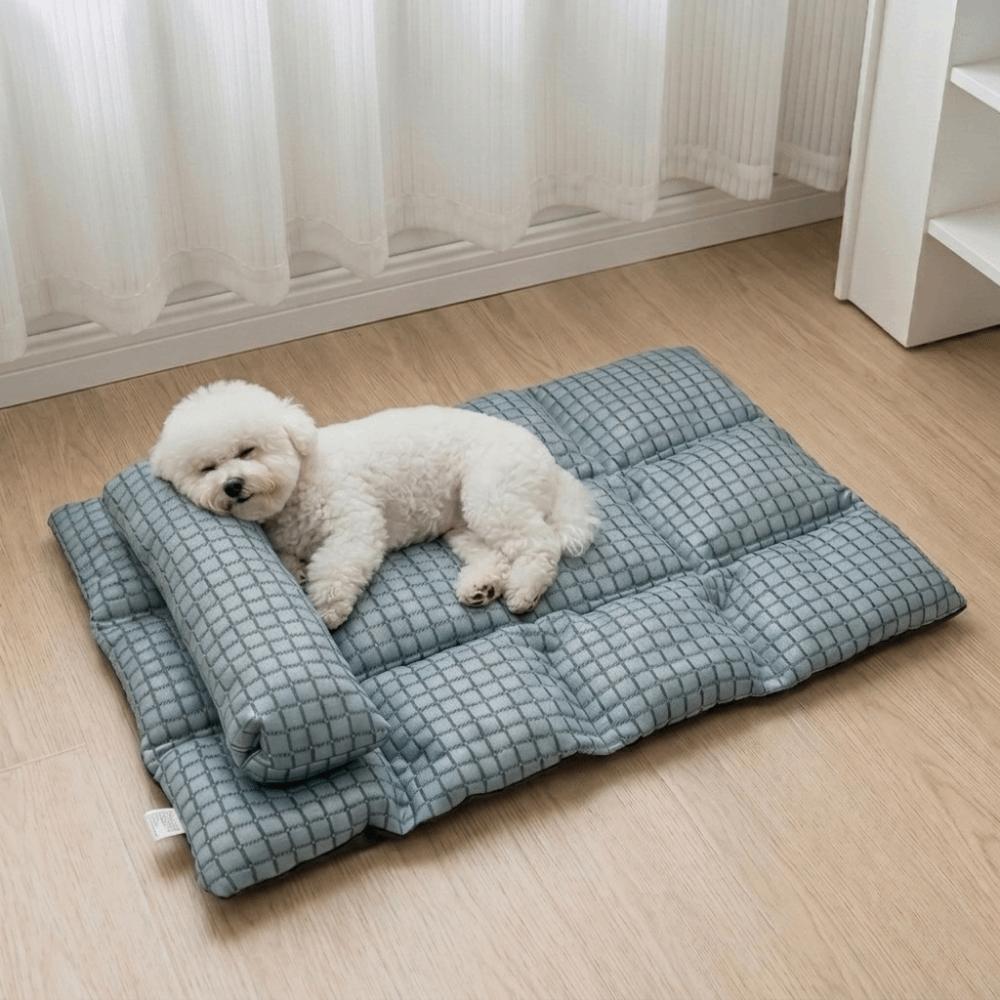 Folding Dog Sleeping Mat Breathable Pet Cool Bed Mat Universal Dog Cooling Mat Indoor Use