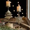 Decorative Xmas Tealight Holder Elk Christmas Candlestick  Wedding Party