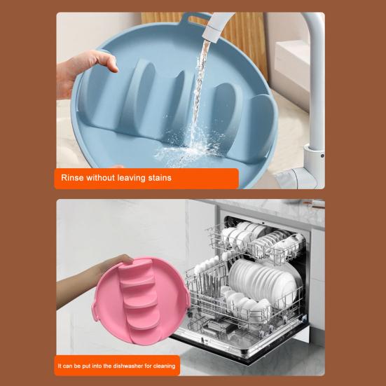 Силиконовый держатель для тарелок для тако, блюдо для буррито, большая вместимость, зажим для тортильи с 4 отделениями, держатели для тако для мягких и твердых тортилий 3,9"-8"