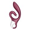 Vibromasseur Rabbit - Satisfyer - Love Me - Rouge - Flexible - Stimulation Clitoridienne