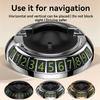 Universal 2 In 1 Dashboard Car Phone Holder 360° Rotation Multifunctional Temporary Parking Number Plate Navigation Support