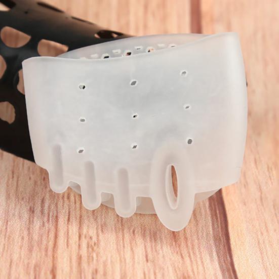 4 пары силиконовых разделителей пальцев ног для женщин, мягкие разделители пальцев ног для перекрывающихся пальцев ног, корректор стопы, выпрямитель для перекрывающихся пальцев ног