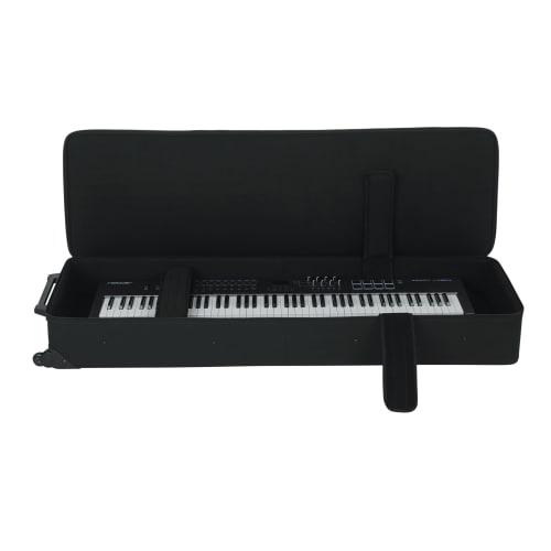 GATOR GK Keyboard Series GK-88 SLXL (88-Key) Lightweight Semi-Hard Keyboard Case, Black