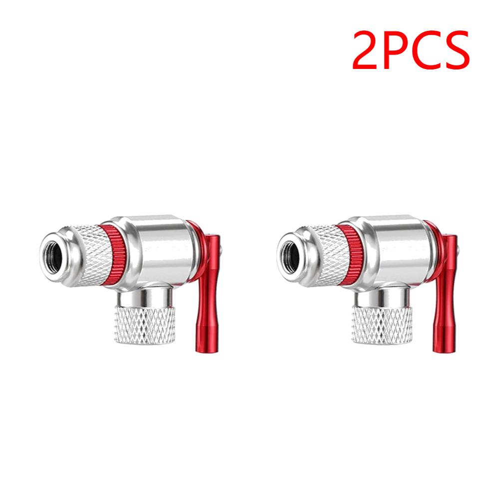 1/2 ШТ. CO2 Велосипедный насос Клапан Шредера и Преста Мини Велосипедный насос Алюминиевый сплав Портативный Накачка шин для MTB Шоссейного велосипеда