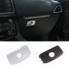 ABS Copilot Glove Storage Box Handle Sequins Decoration Frame Cover Trim For Jaguar XE XF XFL F-Pace 2016- Auto Accessories