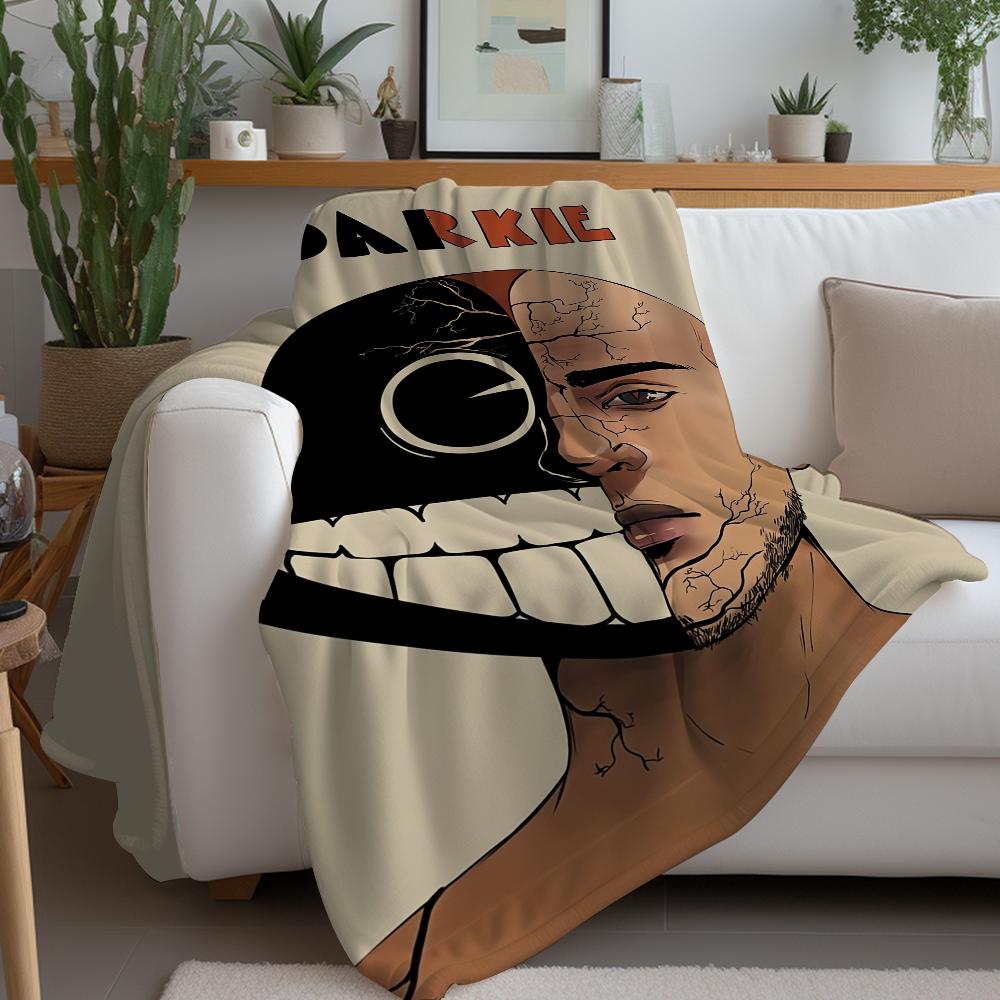 Hip Hop Music Lil D-Darkie Blanket Design Lightweight For Dorms, Naps, Living Room, Office,Sofa,All-Season