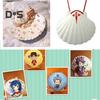 10Pcs Natural Scallop Shells DIY Crafts Theme Party Decor Bright White Seashells Jewelry Christmas Decoration