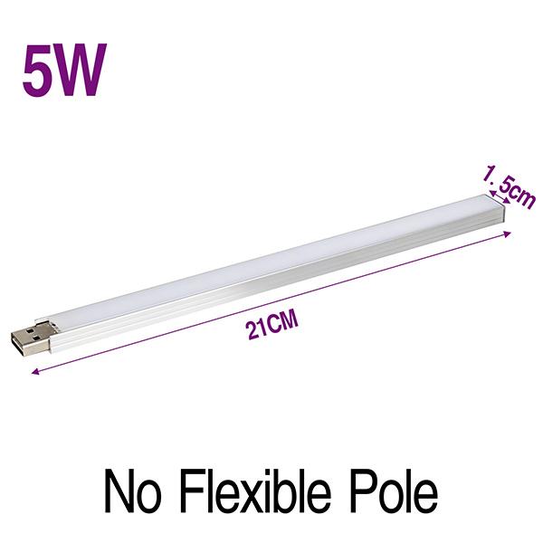 DC5V USB Full Spectrum Grow Light 3W 14LEDs 5W 27LEDs Гибкая лампа для выращивания растений Красный Синий USB Фитосветильник для комнатных цветов