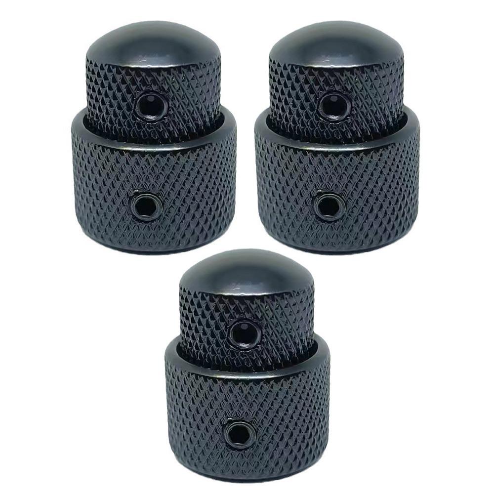 3Pcs Portable Dual Concentric Stacked Control Knobs Tone Volume Blend Knobs Cover  Guitar Parts