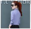 Women's Slim Fit Korean Style Short Sleeve White Shirt for Professional Summer Wear