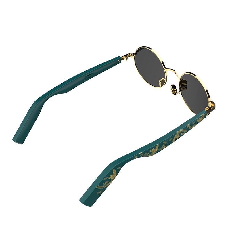 Китай Дракон Стиль Bluetooth Talk Смарт Аудио Очки Музыка Tws Наушники Поляризованные Солнцезащитные Очки Для Телефонов Android Google Apple