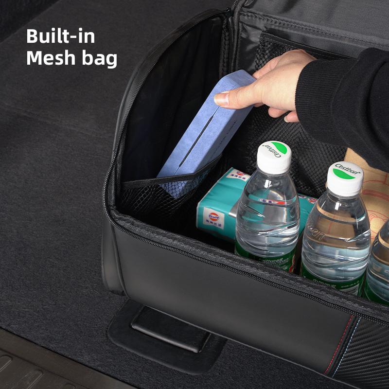 Car High-capacity Storage Bag Car Trunk Leather Organizing Box For MINI Cooper R56 F56 R50 JCW Cabrio Aceman Countryman Clubman