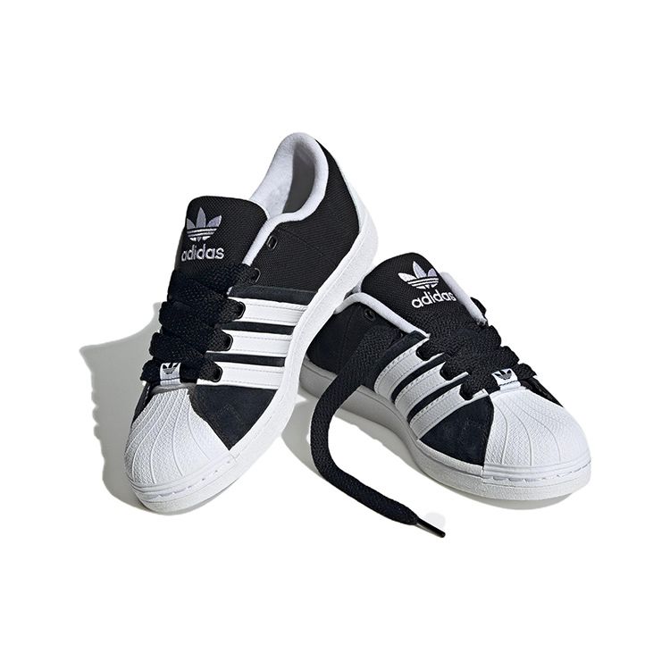 adidas Кроссовки Superstar Supermodified Черно-белые Унисекс Core-Black Cloud-White HP2189