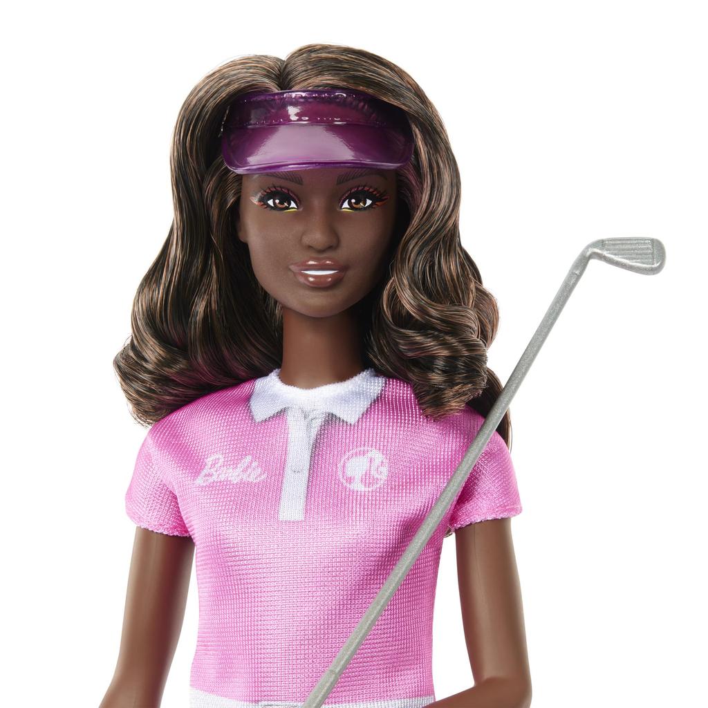 Кукольный домик Barbie Work with Pro Golfer для ролевых игр, возраст 3+ и JCR69 Barbie! Наряжайся и играй, Вверх, Розовый,
